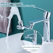 Arm Faucet 1080 Rotating Aerator Splashproof Filter Kitchen Faucet Extension Faucet Adapter Universal Kitchen Tools