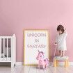 Unicorn Toy Electronic Plush Cute Stuffed Pony Toy Singing Music Walking Unicorn Plush Toy (Pink)