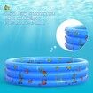 100cm Garden Round Inflatable Pool Child Indoor Outdoor Water Game Play COL.Blue