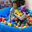 100cm Garden Round Inflatable Pool Child Indoor Outdoor Water Game Play COL.Blue