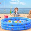 100cm Garden Round Inflatable Pool Child Indoor Outdoor Water Game Play COL.Blue