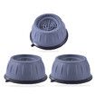 4Pcs Anti Vibration Feet Pads Rubber Legs Slipstop Silent Skid Raiser Mat For Washing Machine Support Dampers Stand Accessories