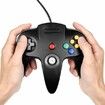 USB Retro N64 Controller, Classic Retro N64 Wired USB PC Game pad Joystick for Windows PC MAC Linux Raspberry Pi 3 Genesis Higan