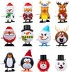 Christmas Wind-Up Toys for Kids Party Favors 12 Piece Birthday Christmas Gift Stocking Stuffers Goody Bag Fillers