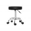 Artiss Round Salon Stool Black PU Swivel Barber Hair Dress Chair Hydraulic Lift