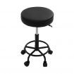 Artiss Round Salon Stool Stools Black Swivel Barber Hair Hydraulic Chairs Lift