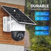 4G Solar Security Camera Wireless Outdoor CCTV Home Surveillance System with Battery Remote Control