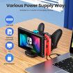 6 in 1 Charger for Nintendo Switch Console Joycon Gamepad Charging Dock Station