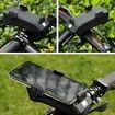 Bicycle Light with Horn and Mobile Phone Charger, 2000mAh Rechargeable Battery, 4 in 1 Handlebar Headlight , Suitable for Bicycles with All Frames