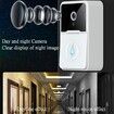 Smart Wireless Remote Video Doorbell, HD Night Vision Wifi Security Doorbell