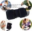 Adjustable Elbow Brace Great for Tennis Elbow, Tendonitis, Support and Relieves Pain (Black)