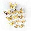 3D Butterfly Wall Stickers 3 Sizes, Gold Butterfly Decorations for Birthday Decorations Party Decorations Cake Decorations, Removable Room Decor for Kids Nursery Classroom Wedding Decor Gold 48 Pcs