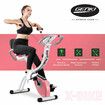 3 In 1 Exercise X Bike Trainer Recumbent Home Gym Fitness Workout Equipment Upright Bicycle Machine Folding 10 Resistance Band Backrest