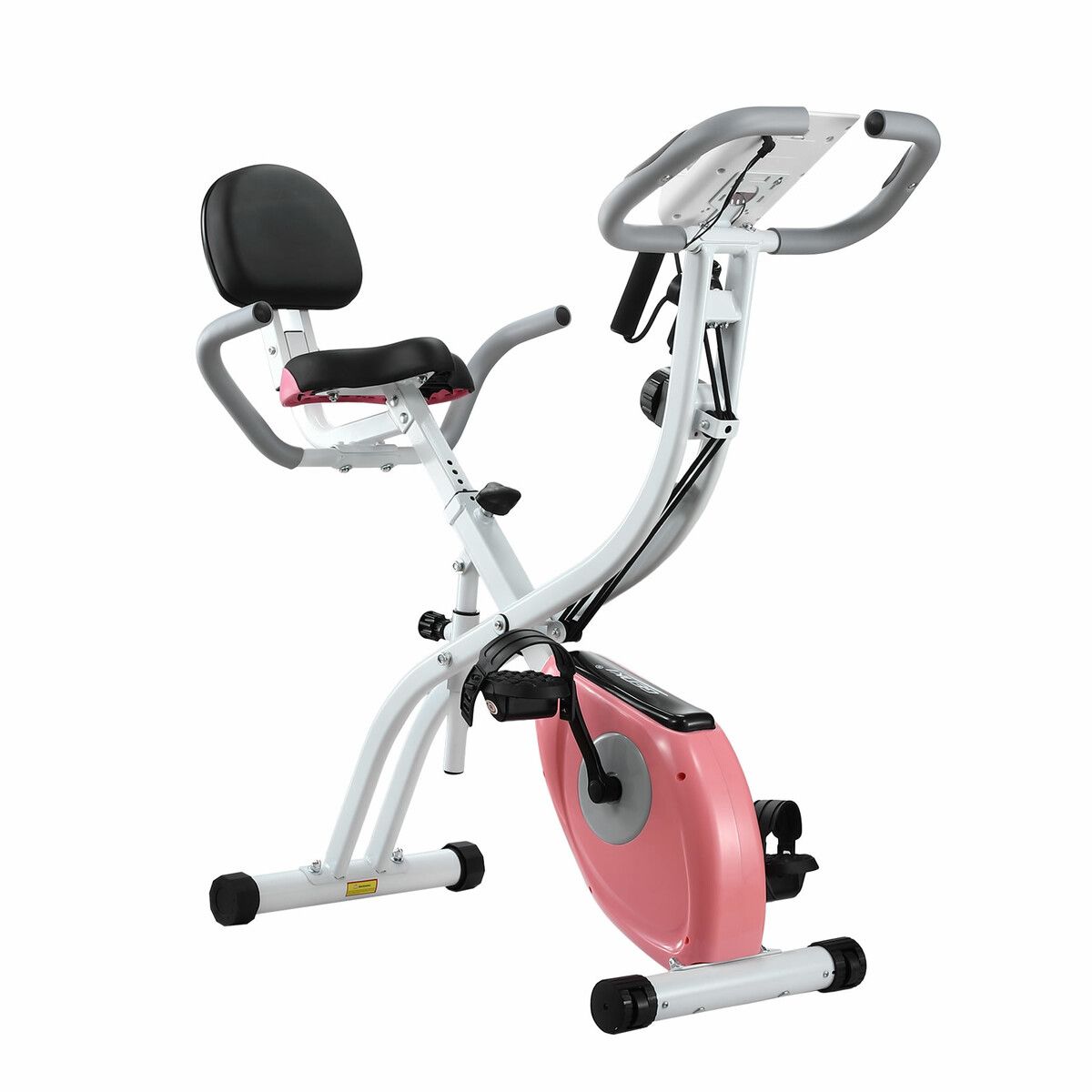 gym cycle with back support