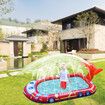 Fire Truck Sprinkler Pool Outdoor 3-in-1 Inflatable PVC Splash Pad for Kids