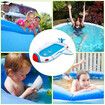 Air Plane Sprinkler Pool Outdoor 3-in-1 Inflatable PVC Splash Pad for Kids