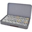 Premium Classic 28 Piece Dominoes Set - 6 Color Double Dominoes Set Up to 2-4 Players