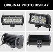 7 Inch LED Light Bar 12V 120W Offroad Driving Lights IP67 Waterproof LED Combo Lights for Car Boat Truck (1 Pack)