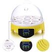 7 Eggs Incubators Hatching Eggs, Temperature Control and LED Display for Chicken Duck and Goose Eggs