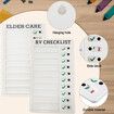 1pcs Diy blank Memo Plastic Board  Chart Reusable Elder Care Checklist Daily Planner Responsibility Behavior