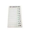 1pcs Diy blank Memo Plastic Board Chart Reusable RV Checklist Checklist Daily Planner Responsibility Behavior