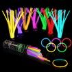 100 Glow Sticks Bulk Party Supplies Glow in The Dark Fun Party Pack with 8&quot; Glowsticks and Connectors for Bracelets and Necklaces