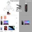 SD Card Reader, Triangle Memory Card for iPhone/iPad, USB C and USB A to Micro SD TF, Trail Camera Card Adapter