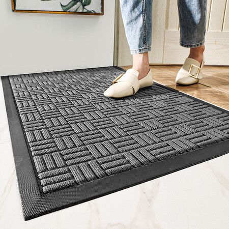 Extreme Durable CLASSIC GREEN KAISER PLASTIC® Door Mat size 40 x 60cm indoor and outdoor perfect Dirt Trapper 