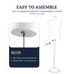 Male Mannequin Dressmakers Dummy Display Stand Manikin Torso Dress Form Metal Base 165-185cm White 