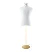 Male Mannequin Dressmakers Dummy Display Stand Manikin Torso Dress Form Metal Base 165-185cm White 