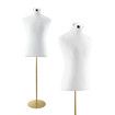 Male Mannequin Dressmakers Dummy Display Stand Manikin Torso Dress Form Metal Base 165-185cm White 