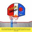 Genki Kids Trampoline Bounce Rebounder Jumping Rebounding Indoor Outdoor Safety Enclosure Basketball Hoop 60 Inch 