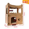 Cat Corrugated Cardboard Scratcher Scratching Board Play House Climbing Furniture