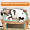 Cat Corrugated Cardboard Scratcher Scratching Board Play House Climbing Furniture