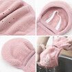 2 in 1  Winter Unisex Breathable Holes Mask Cold-Proof Thermal Mask Earmuffs Color Random