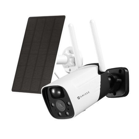 Solar-powered Security Camera WiFi Home CCTV Outdoor Surveillance ...