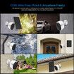 Wireless Security Camera Home CCTV Outdoor Surveillance System with Solar Panel Battery Weatherproof x4