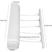 Retractable Clothesline Telescopic Indoor Outdoor Wall Mounted Clothes Dryer Line Drying Rope Hanger (5 Lines)