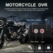 Motorcycle Dvr Camera HD 1080P Wide Angle Waterproof Night Vision Front And Rear Shooting