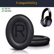 Professional Replacement Earpads Cushions for Bose Quiet Comfort 35(QC35) & Quiet Comfort 35 II(QC35ii) Headphones(Black)