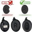 Professional Replacement Earpads Cushions for Bose Quiet Comfort 35(QC35) & Quiet Comfort 35 II(QC35ii) Headphones(Black)