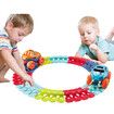 Race Car Track for Kids with Bendable Track, Gravity-Free Creative Toy with 184 Pieces Toys for Kids with Light,1 Car 2 Shells