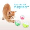 Cat Toy Roller 3-Level Turntable Balls Fun Mental Physical Exercise Puzzle Kitten Cat Toys Color Pink