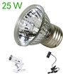 4-Pack 25W UVA+UVB Bulbs Heat and Light for Reptiles and Amphibian Tanks Terrariums and Cages