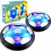 Hover Soccer Ball Toy Rechargeable Indoor Outdoor with LED Light for Kids Toddler Age 3-12 Color Black