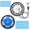 Hover Soccer Ball Toy Rechargeable Indoor Outdoor with LED Light for Kids Toddler Age 3-12 Color Black