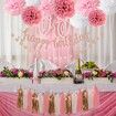 Pink Rose Gold Birthday Party Decorations Set for Birthday Party Decorations