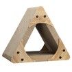 Triangle Cat Scratcher Bed Cave House Tunnel Cardboard Lounge Scratching Toy