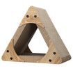 Triangle Cat Scratcher Bed Cave House Tunnel Cardboard Lounge Scratching Toy