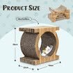 Cardboard Cat Scratcher Bed Cave Lounge House Cave Box Scratching Lounger Toy